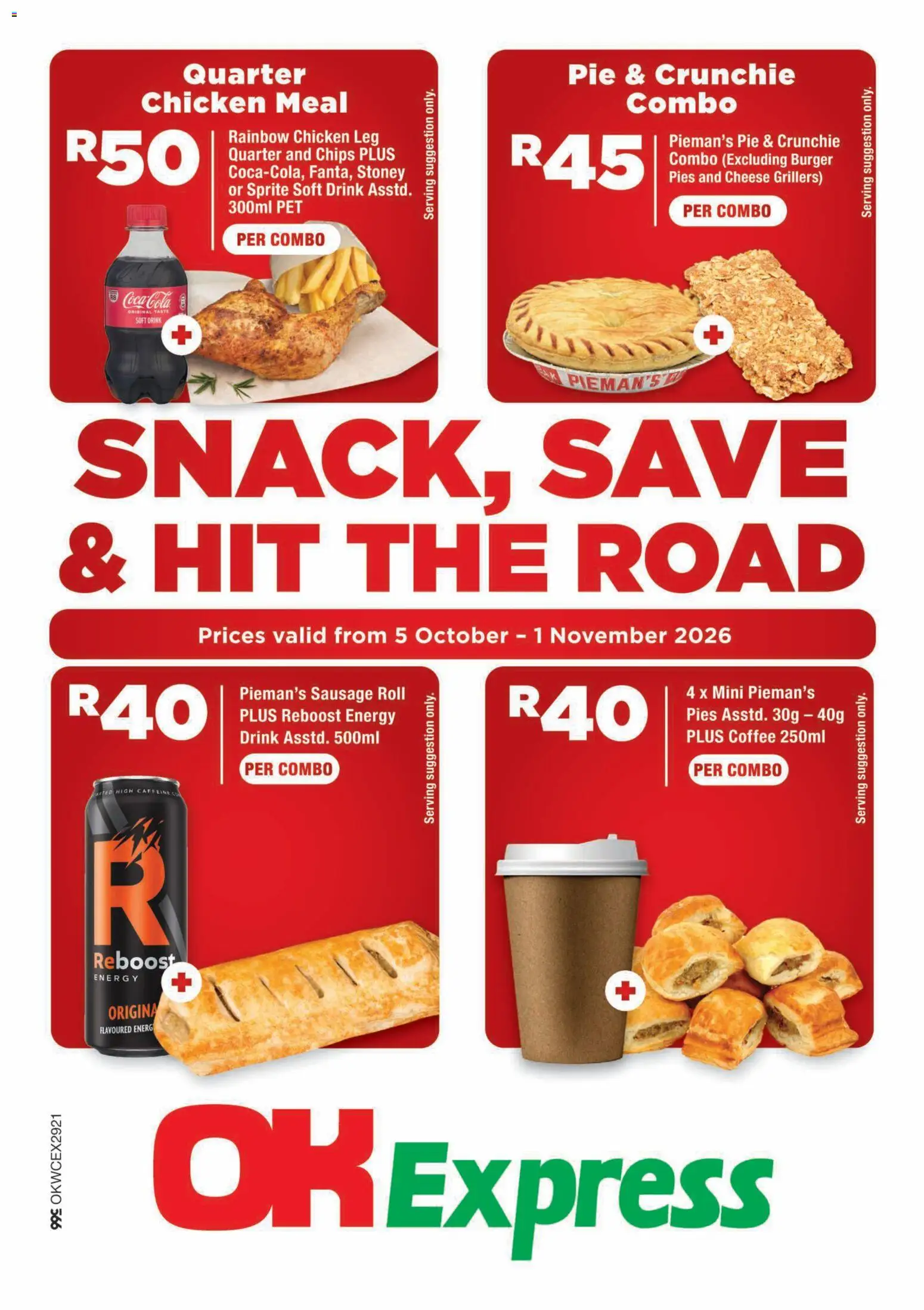 Preview of OK Foods flyer valid from 05/10/2026 - Coffee, Chicken, Cheese, Chips, Sausage, Sprite, Stoney