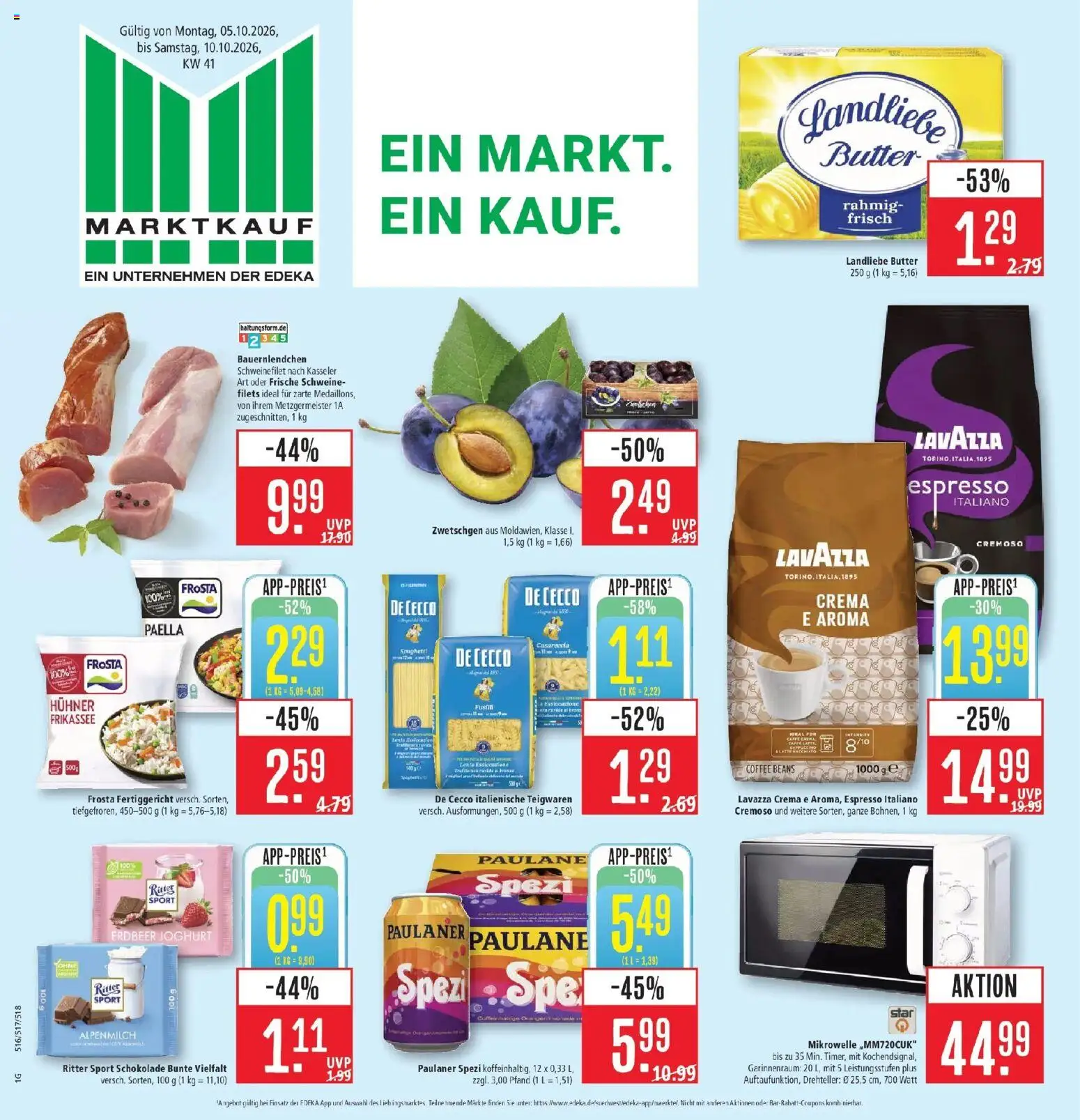Vorschau von dem Prospekt des Geschäftes Marktkauf, gültig ab dem 05.10.2026
