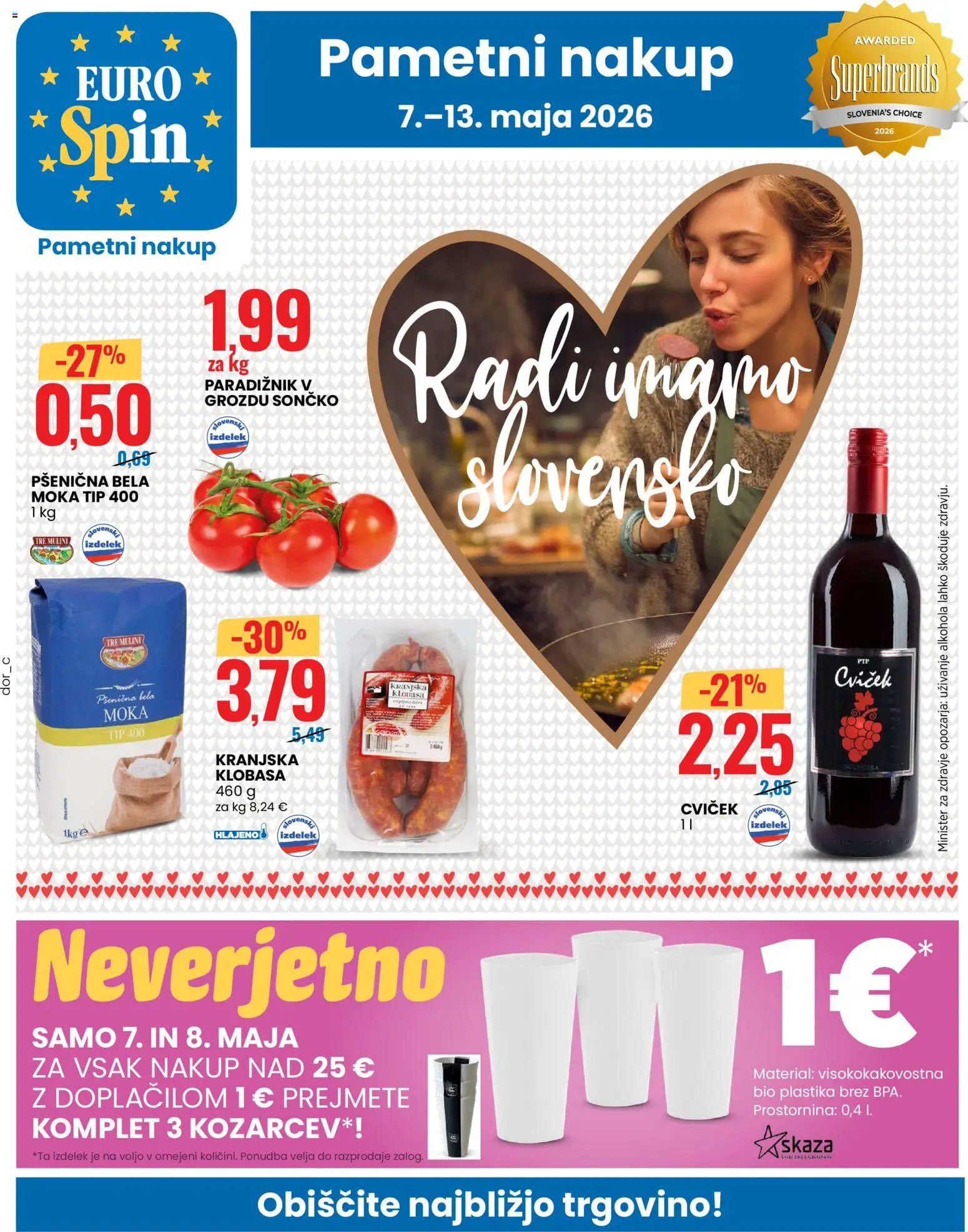 Predogled kataloga iz trgovine Eurospin veljaven od 07.05.2026
