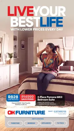Preview of OK Furniture flyer valid from 07/09/2026