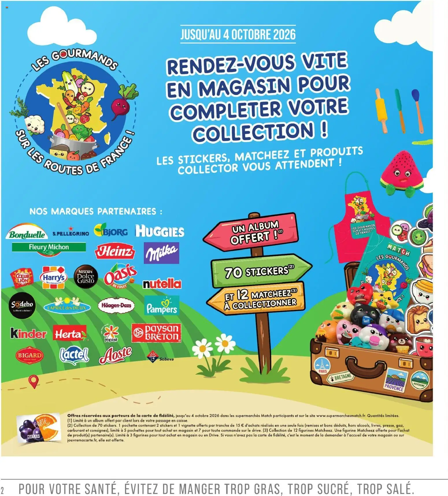 Prévisualisation de Match Supermarché prospectus du magasin Match Supermarché formulaire valide 01/09/2026 - Nutella, Figurine, Figurines, Pampers, Bjorg, Caprice des dieux