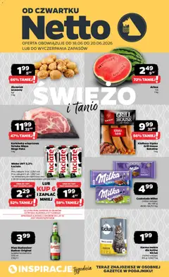 Pogląd gazetki "Netto gazetka od czwartku spożywcza" ze sklepu Netto ważnej od 18.06.2026