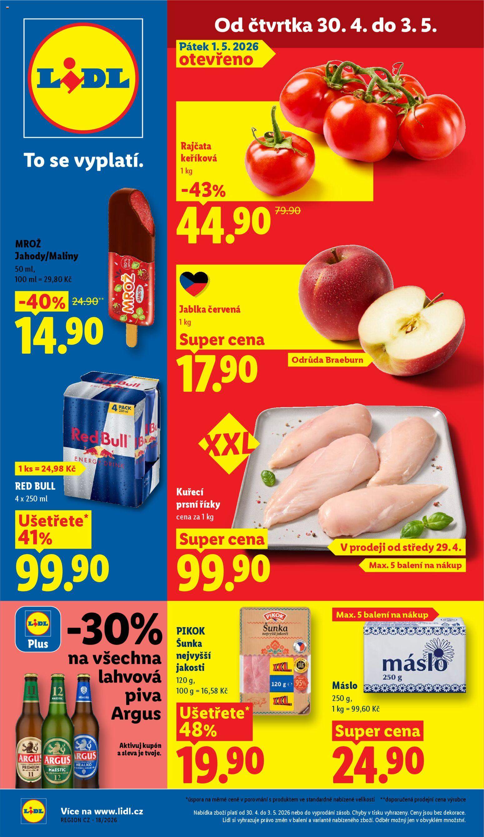 Nový Lidl leták od 30.04.