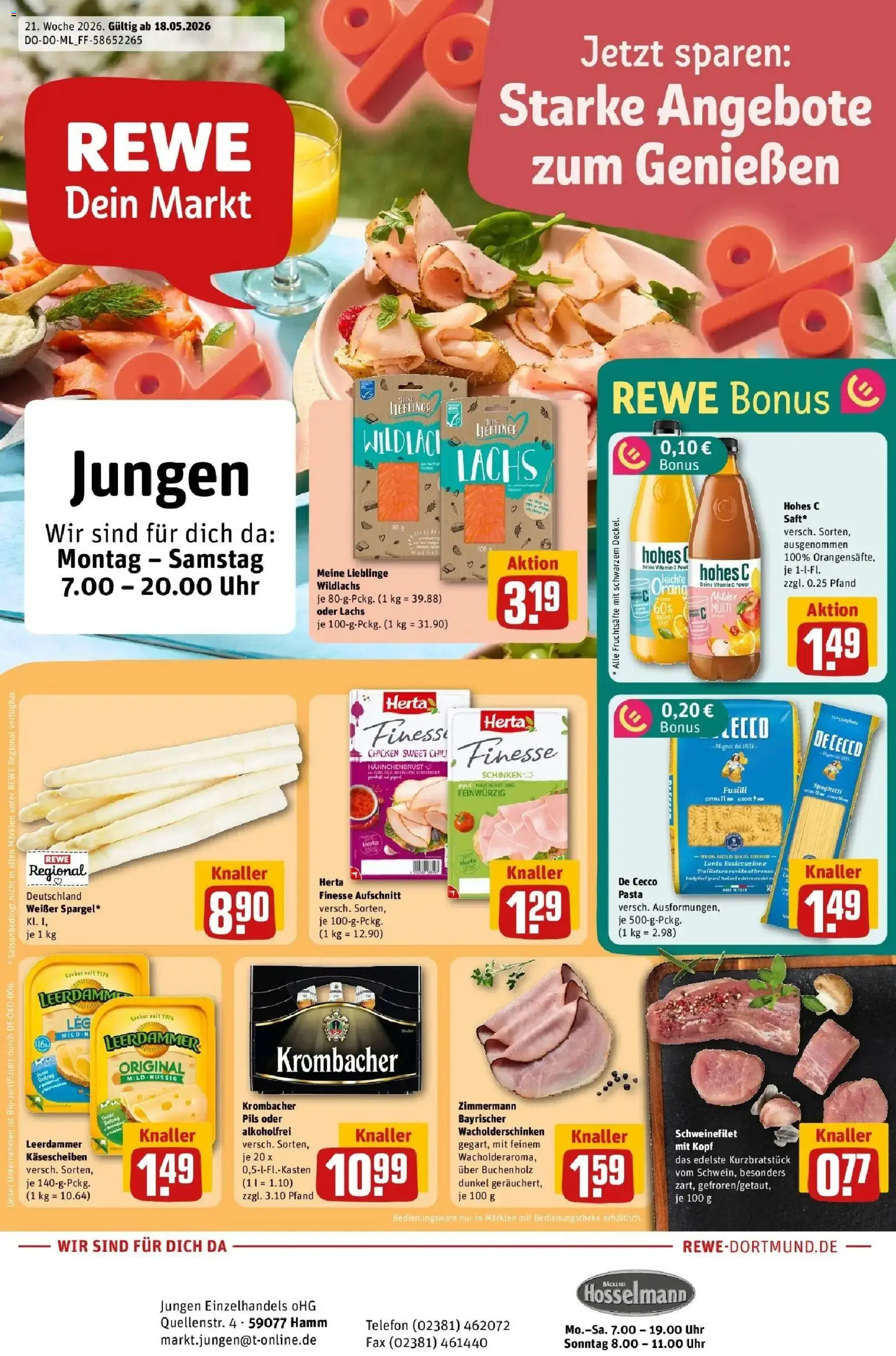Vorschau von dem Prospekt des Geschäftes Rewe, gültig ab dem 17.05.2026