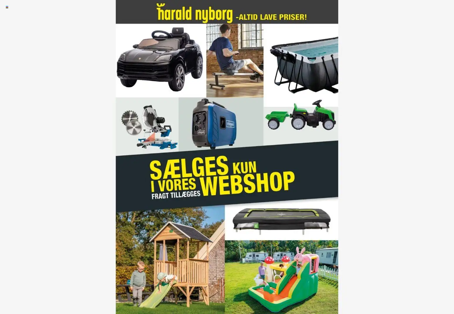 Eksempel på tilbudsavis Julegaveideer - Tilbudsavis - Julegavekatalog - Dropshipment fra butik Harald Nyborg gyldig fra 22/10/2026