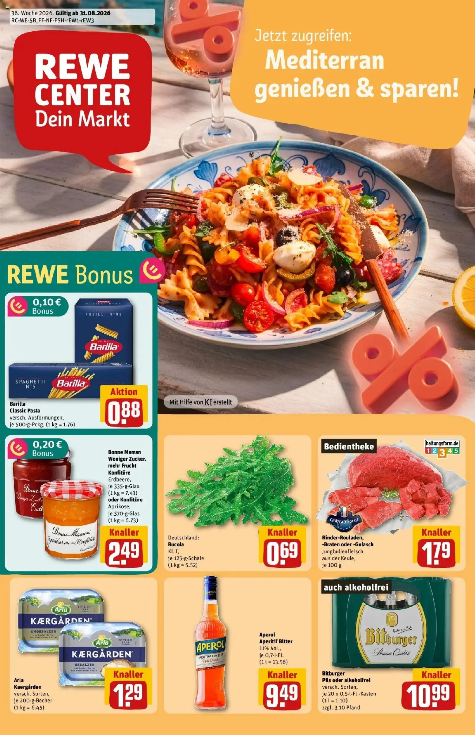 Vorschau von dem Prospekt des Geschäftes Rewe, gültig ab dem 31.08.2026