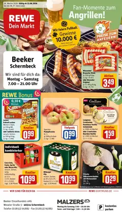 Vorschau von dem Prospekt des Geschäftes Rewe, gültig ab dem 21.06.2026