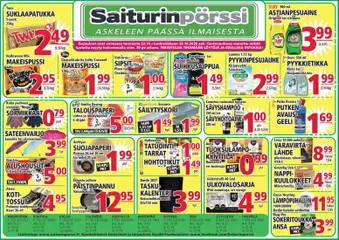 Kaupan Saiturinpörssi Saiturinpörssi tarjoukset esikatselu, voimassa 22/10/2026