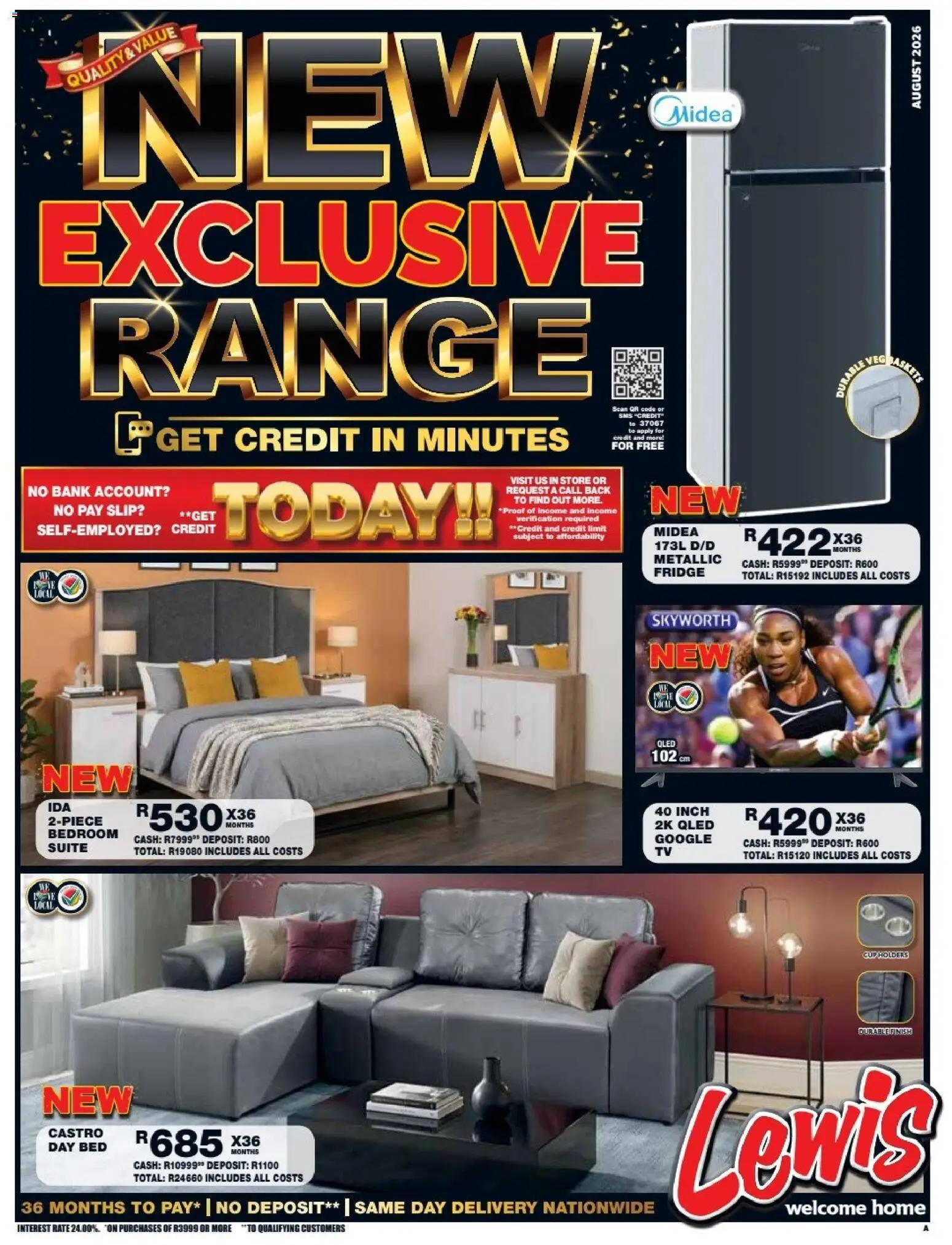 Preview of Lewis Stores flyer valid from 10/08/2026