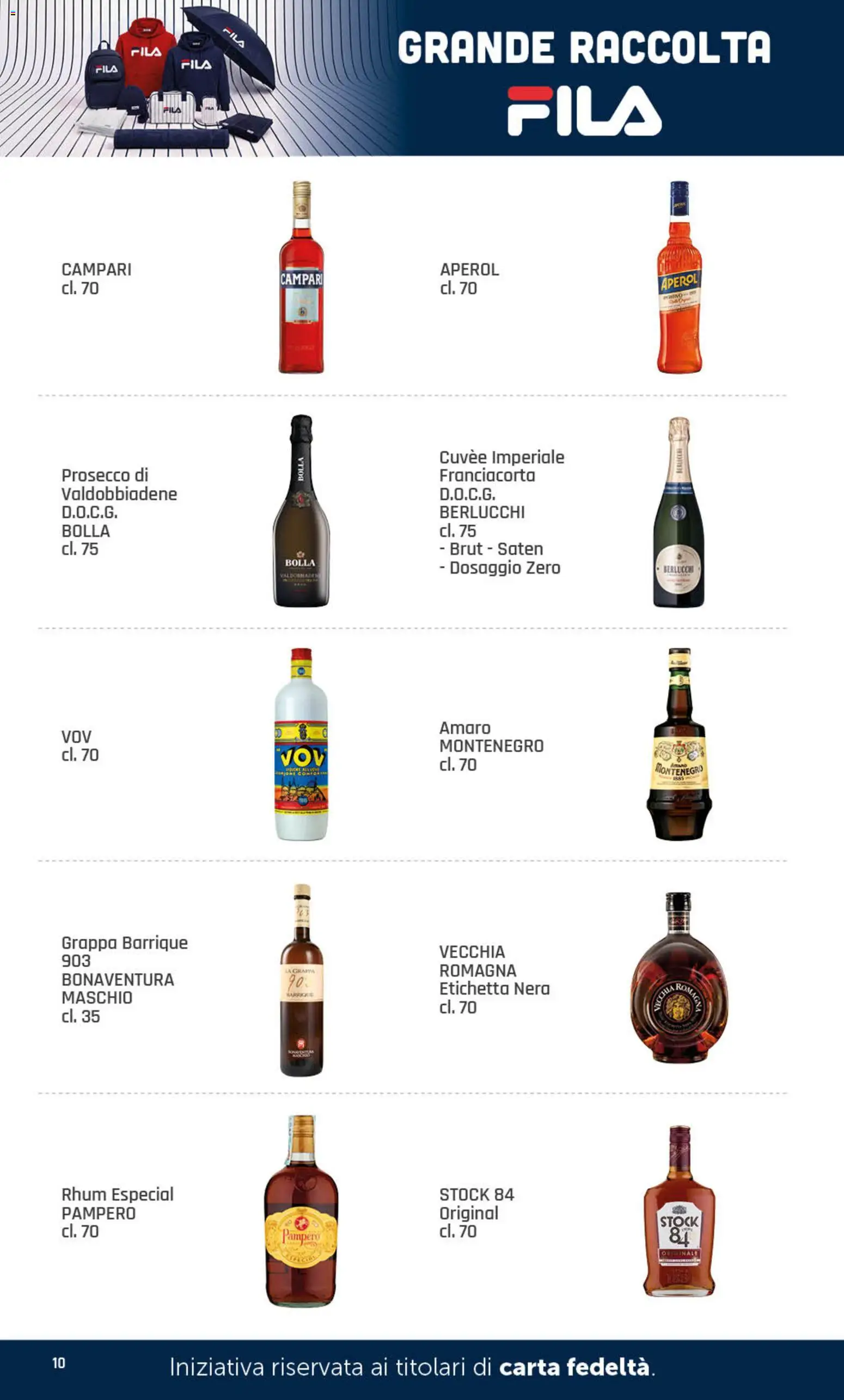 Anteprima dell'opuscolo DOK volantino Tutti in campo dal negozio DOK valido da 26/10/2026 - Campari, Aperol, Prosecco, Grappa, Amaro