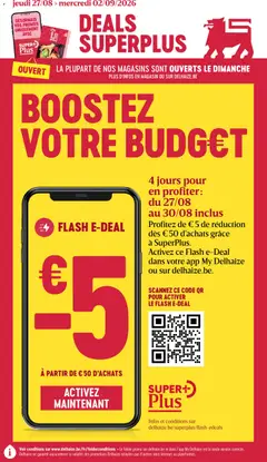 Prévisualisation de Delhaize folder semaine 36 du magasin Delhaize formulaire valide 27/08/2026