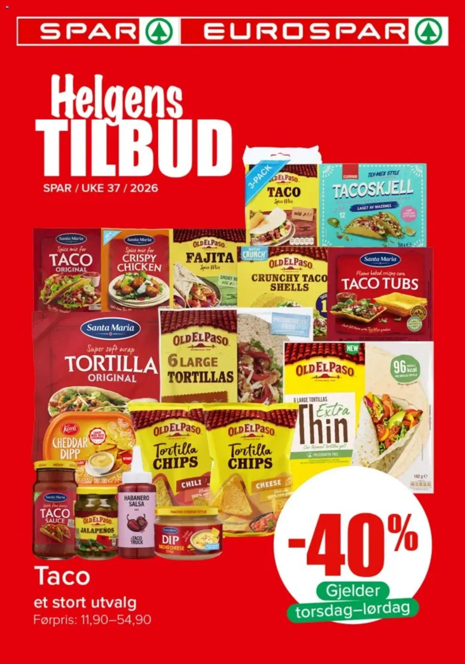 Forhåndsvis Spar Helgens Tilbud fra butikk Spar gyldig fra 10/09/2026
