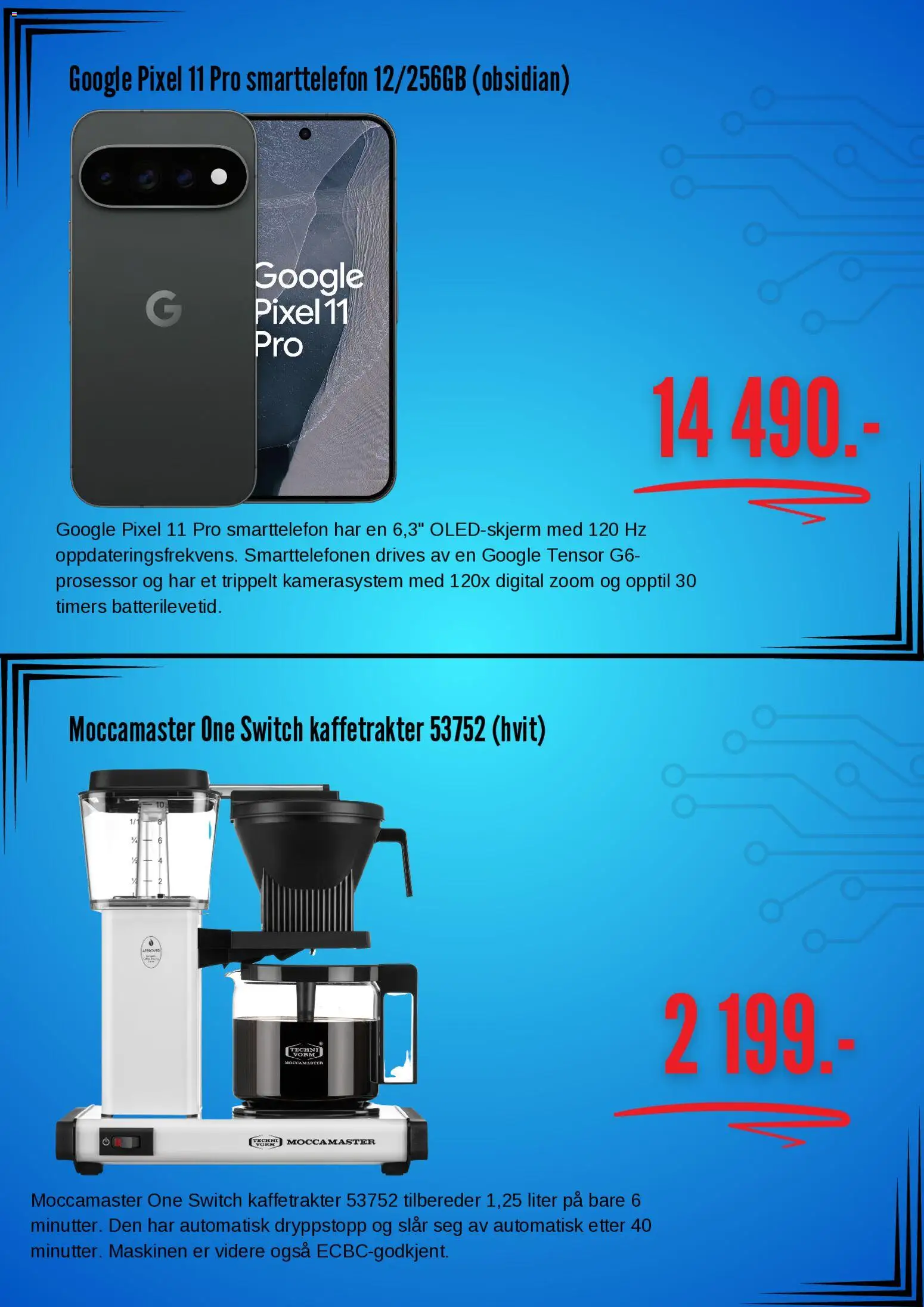 Forhåndsvis Elkjøp kundeavis fra butikk Elkjøp gyldig fra 29/09/2026 - Kaffetrakter, Smarttelefon
