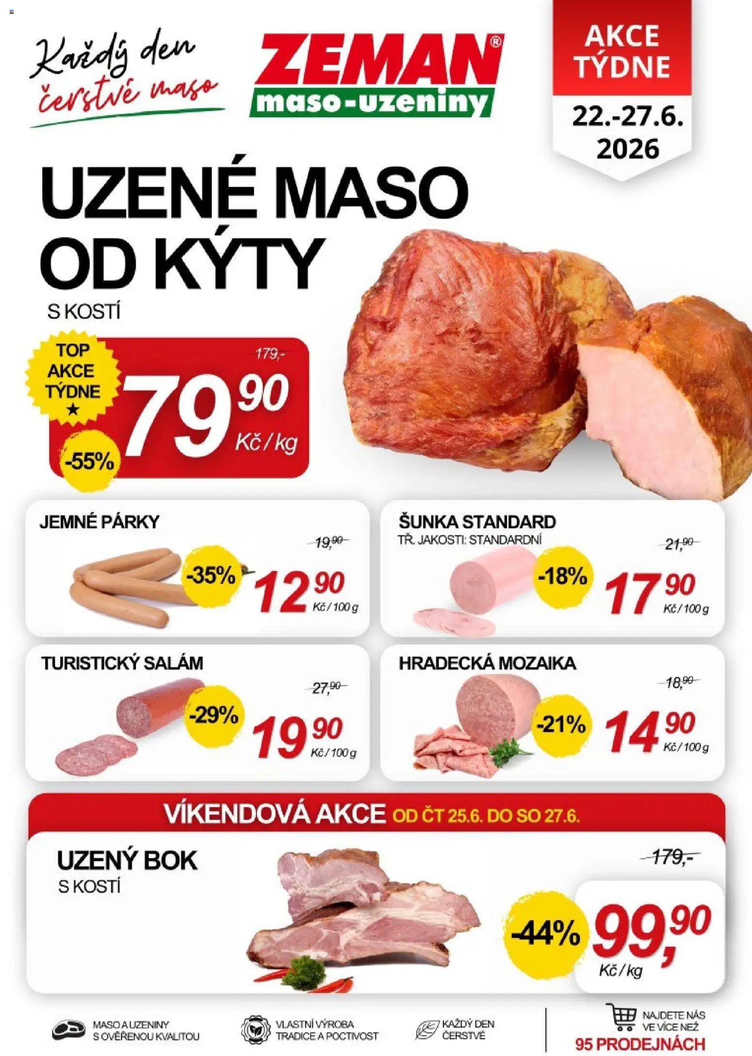 Náhled nabídky: Prodejny Zeman Prodejny Zeman leták platný od 22.06.2026