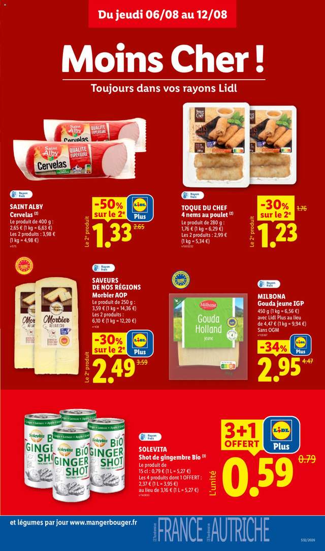 Nouveau catalogue Lidl à partir du 06/08