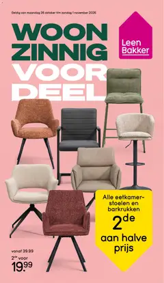 Voorbeeld van Leen Bakker Folder van winkel Leen Bakker geldig vanaf 26/10/2026