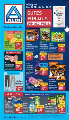 Vorschau von dem Prospekt des Geschäftes Aldi, gültig ab dem 12.10.2026