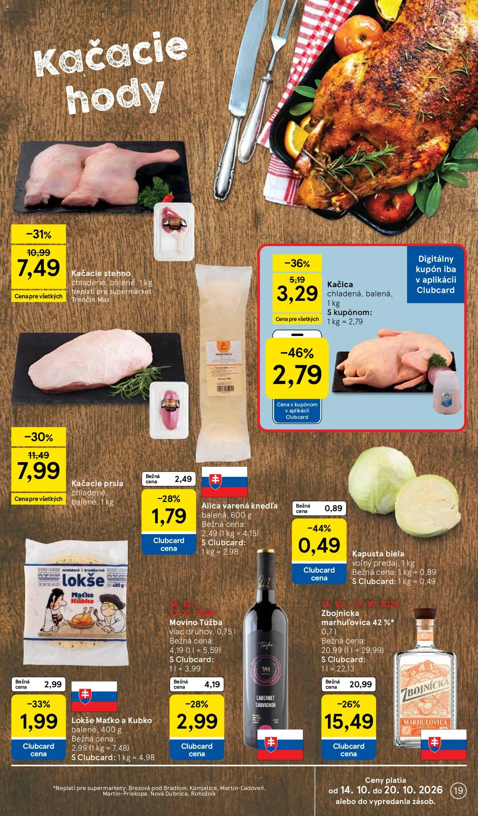Náhľad Tesco letáku platného od 14.10.2026