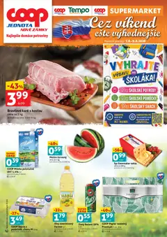 Náhľad COOP Jednota letáku platného od 07.08.2026