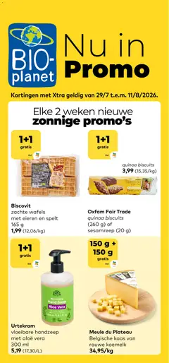 Voorbeeld van BioPlanet Folder van winkel BioPlanet geldig vanaf 29/07/2026
