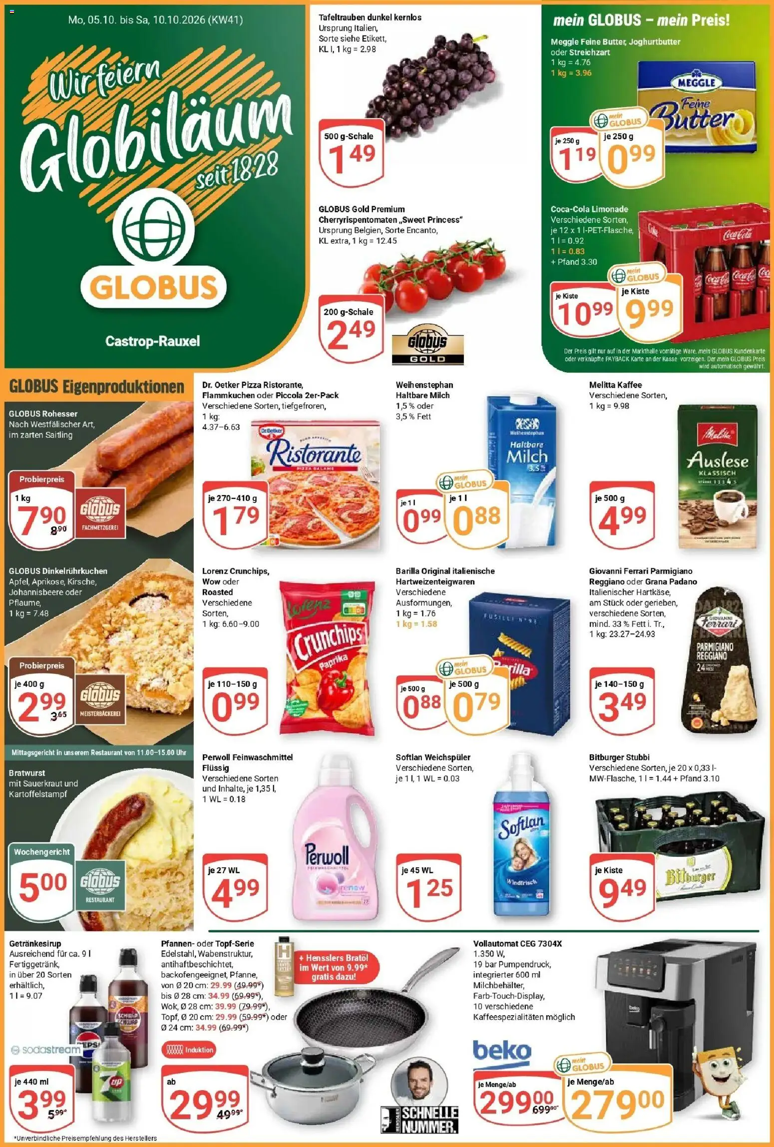 Vorschau von dem Prospekt des Geschäftes Globus, gültig ab dem 05.10.2026