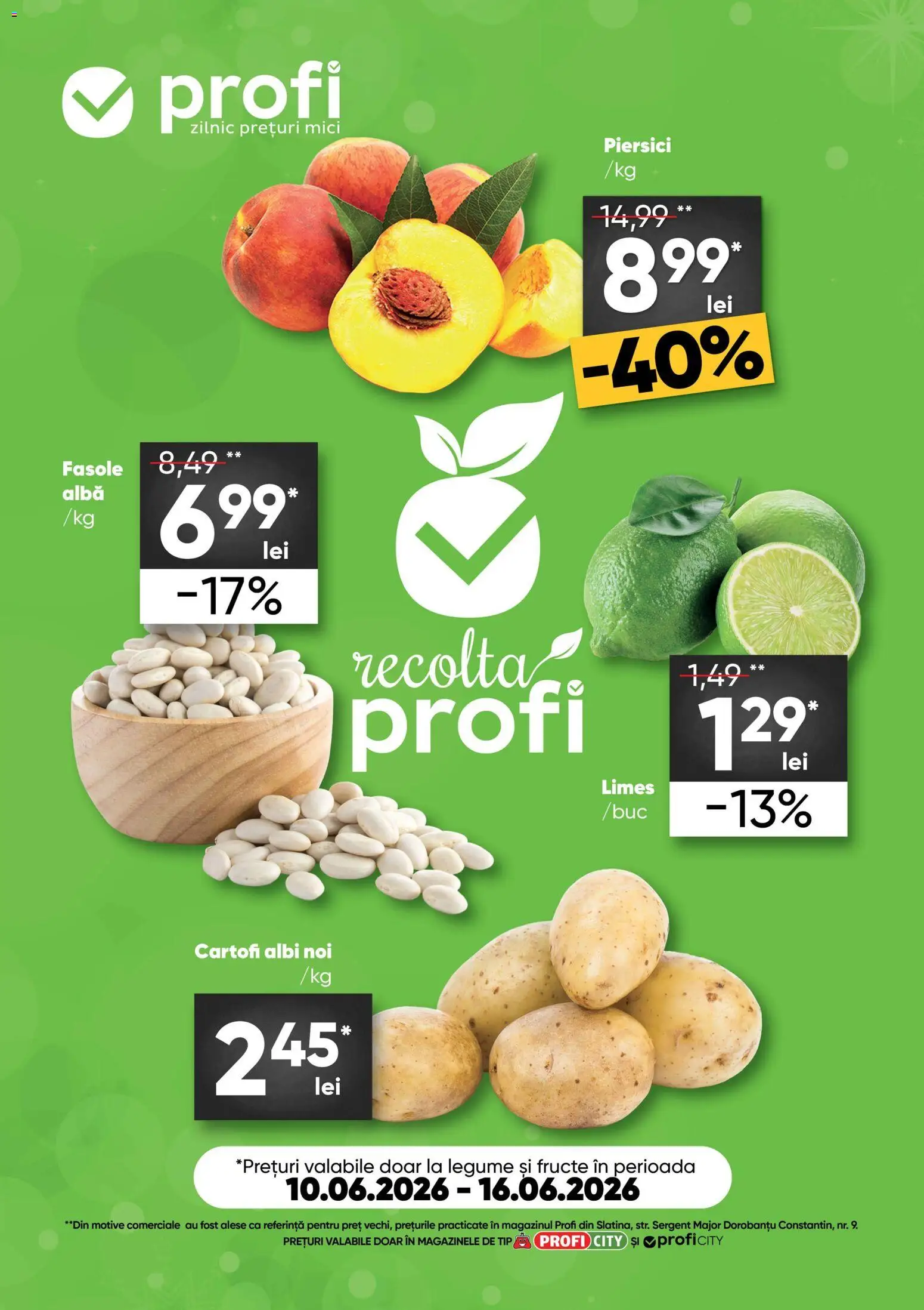 Previzualizarea de cataloage: Profi Profi Catalog Fresh City valabil de la 10.06.2026 - Mici, Legume, Fructe, Alba, Cartofi, Tip, Piersici