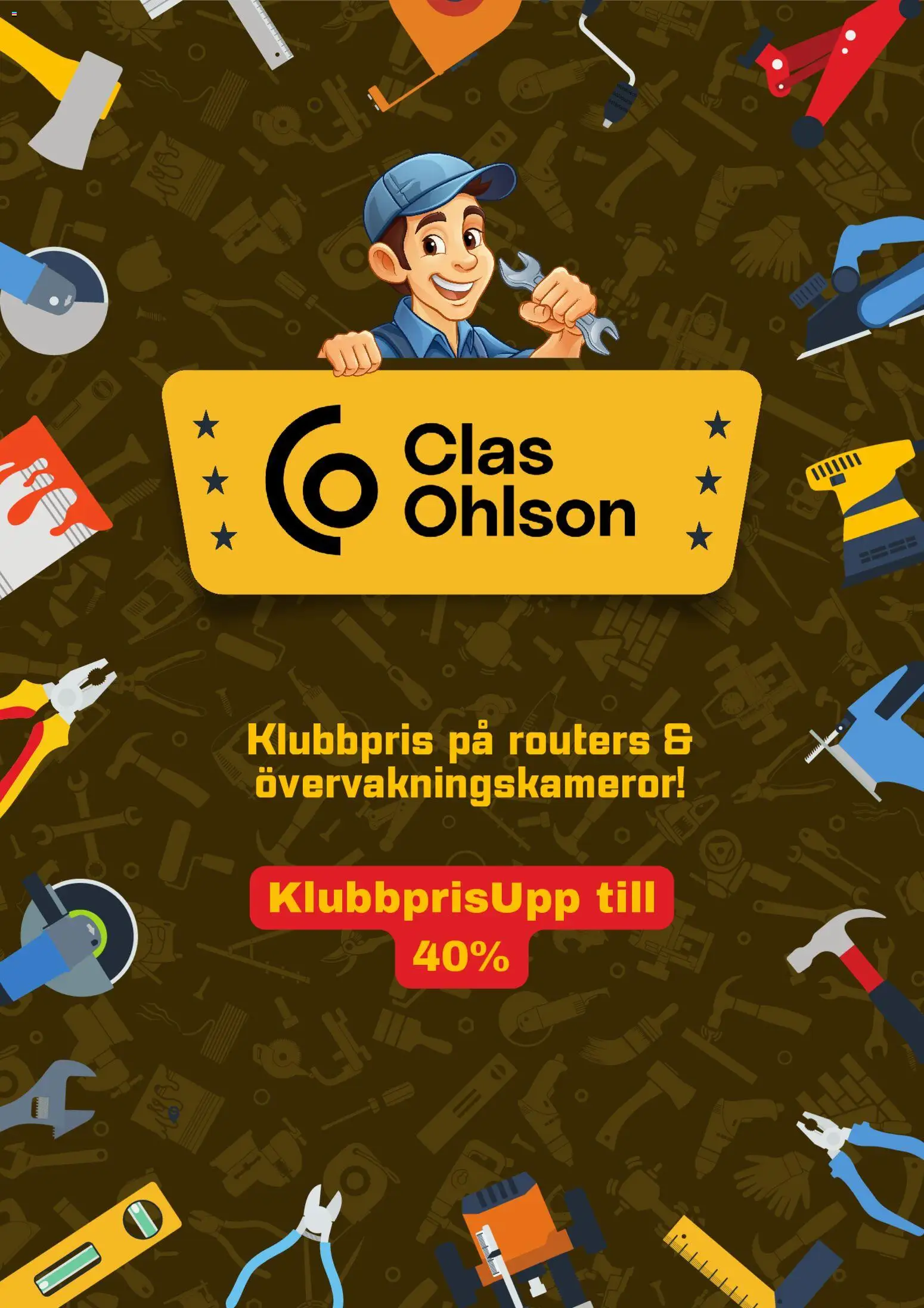 Förhandsgranska reklamblad Clas Ohlson erbjudanden från butik Clas Ohlson gäller från 12/08/2026