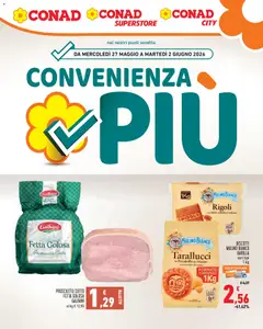 Anteprima dell'opuscolo Conad volantino Convenienza Più dal negozio Conad valido da 27/05/2026