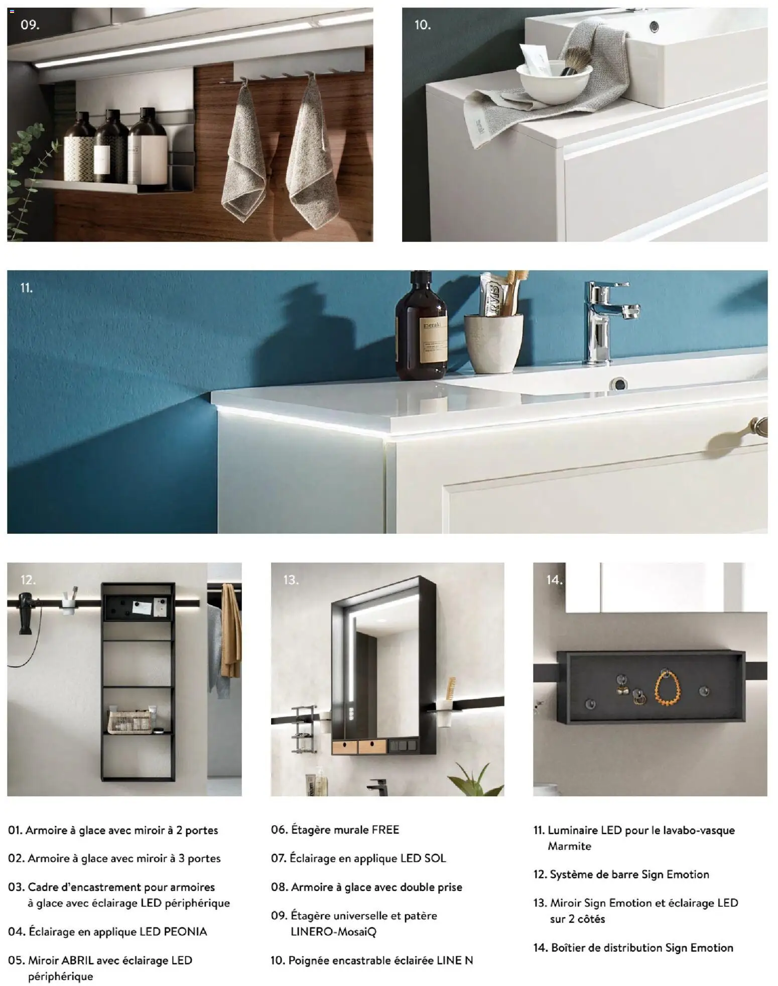 Prévisualisation de Catalogue du magasin Atlas formulaire valide 01/01/2026 - Glace, Miroir, Cadre, Marmite, Prise, Éclairage, Applique LED, Portes