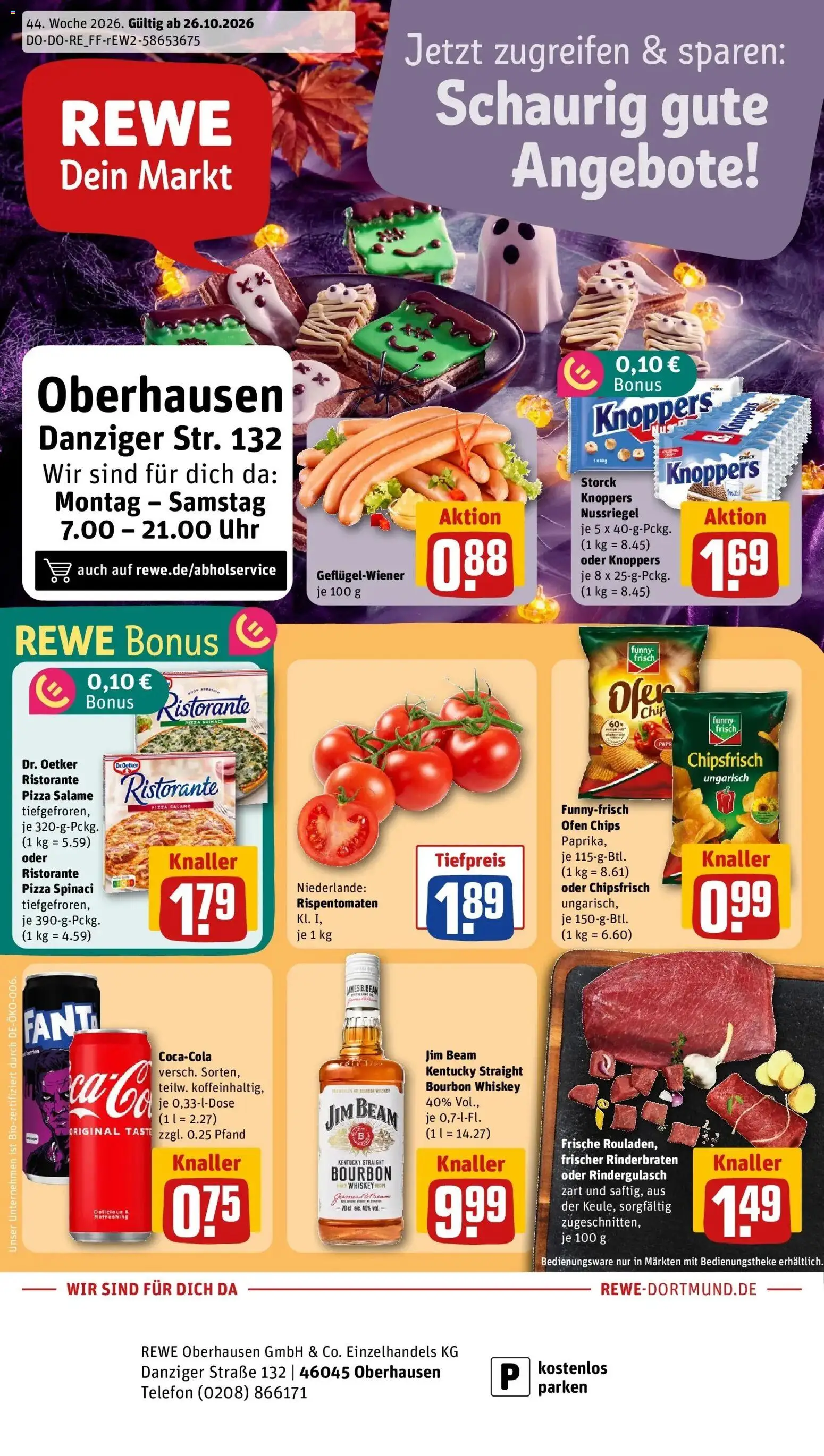 Vorschau von dem Prospekt des Geschäftes Rewe, gültig ab dem 26.10.2026