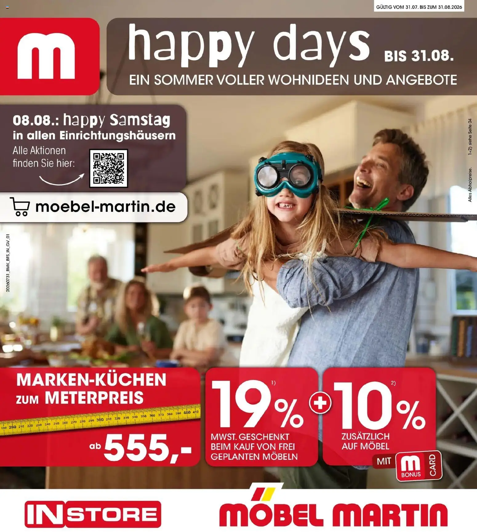 Vorschau von dem Prospekt des Geschäftes Möbel Martin, gültig ab dem 31.07.2026