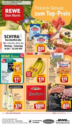 Vorschau von dem Prospekt des Geschäftes Rewe, gültig ab dem 10.08.2026