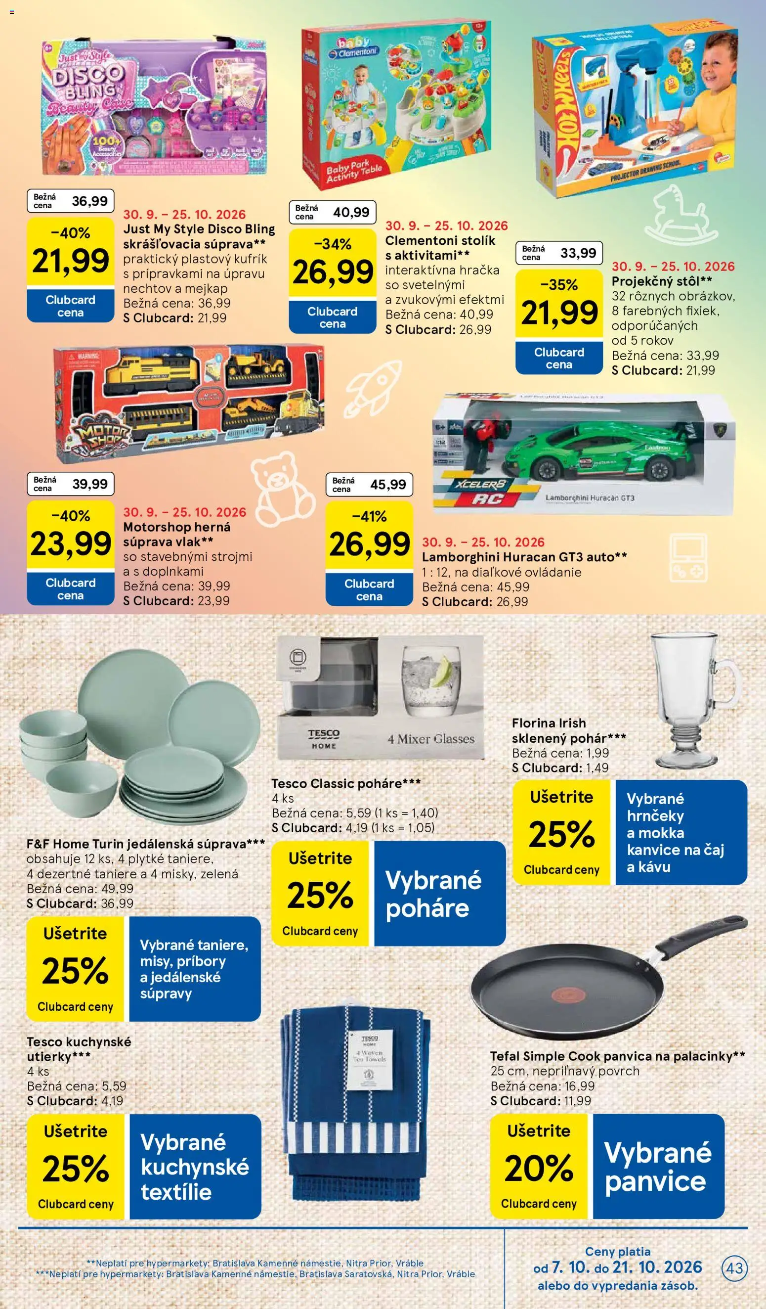 Náhľad Tesco letáku platného od 14.10.2026