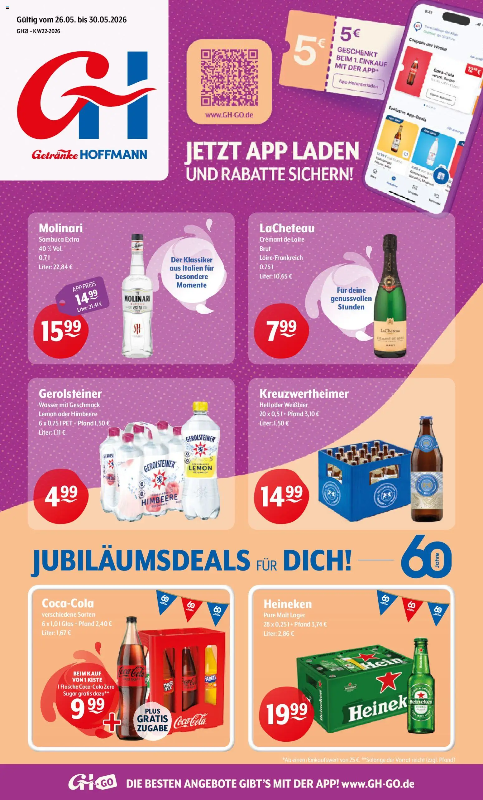 Vorschau von dem Prospekt des Geschäftes Getränke Hoffmann, gültig ab dem 26.05.2026