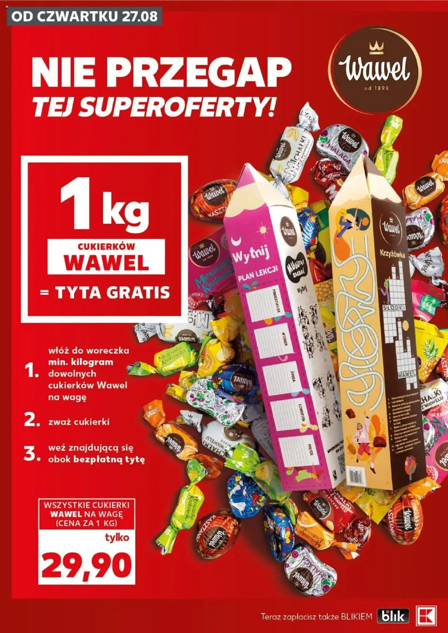 Pogląd gazetki "Kaufland gazetka - Wszystko do szkoły" ze sklepu Kaufland ważnej od 27.08.2026