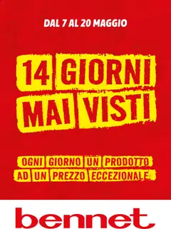 Anteprima dell'opuscolo bennet volantino dal negozio bennet valido da 07/05/2026