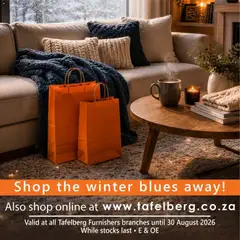 Preview of Tafelberg Furnishers flyer valid from 19/08/2026