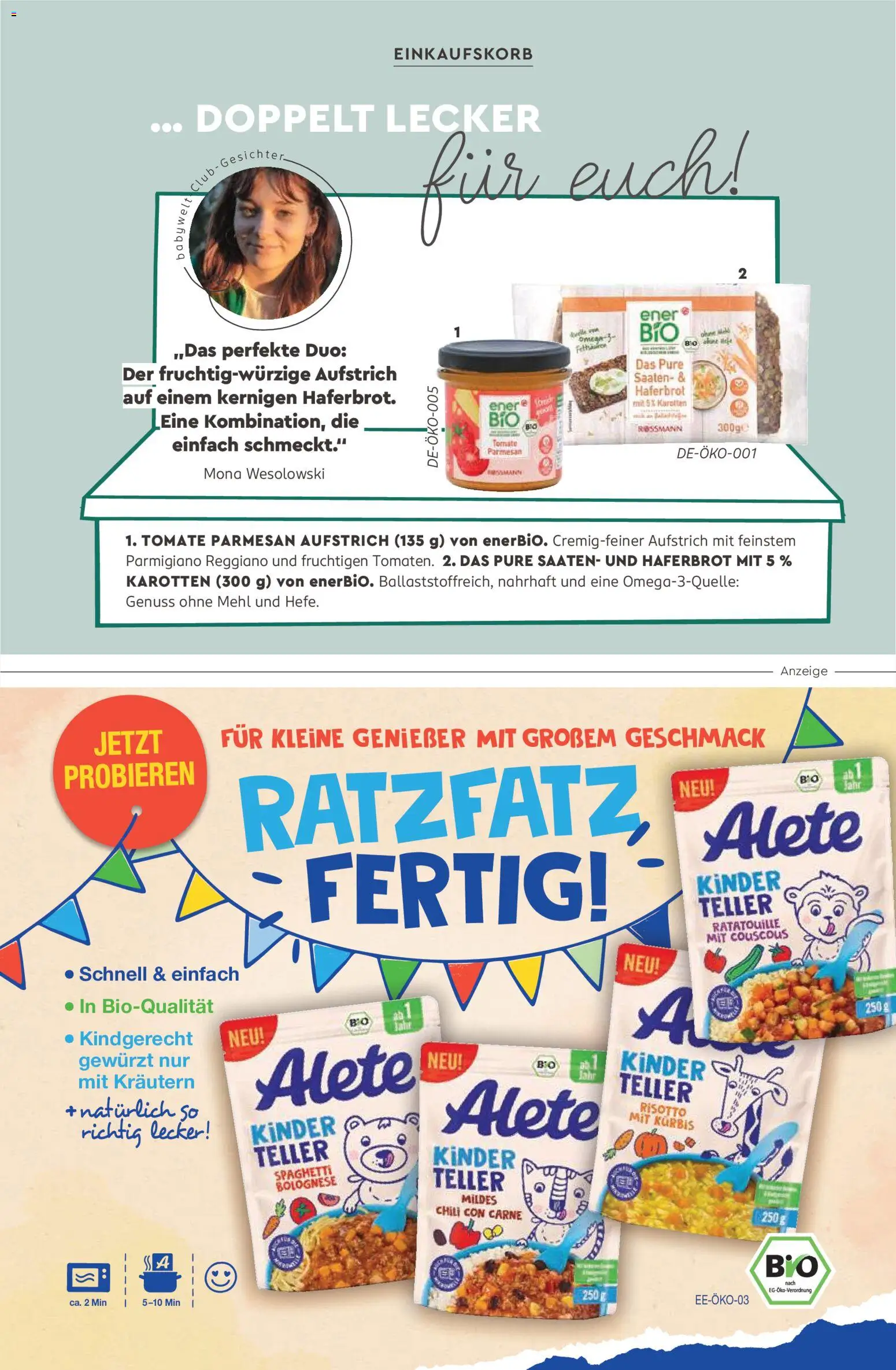 Vorschau von dem Prospekt des Geschäftes Rossmann, gültig ab dem 06.06.2026 - Spaghetti, Kürbis, Mehl, Chili