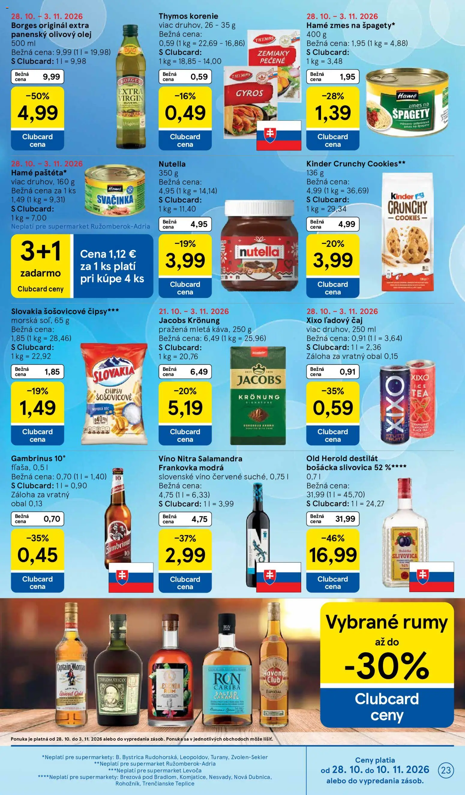 Náhľad Tesco letáku platného od 28.10.2026