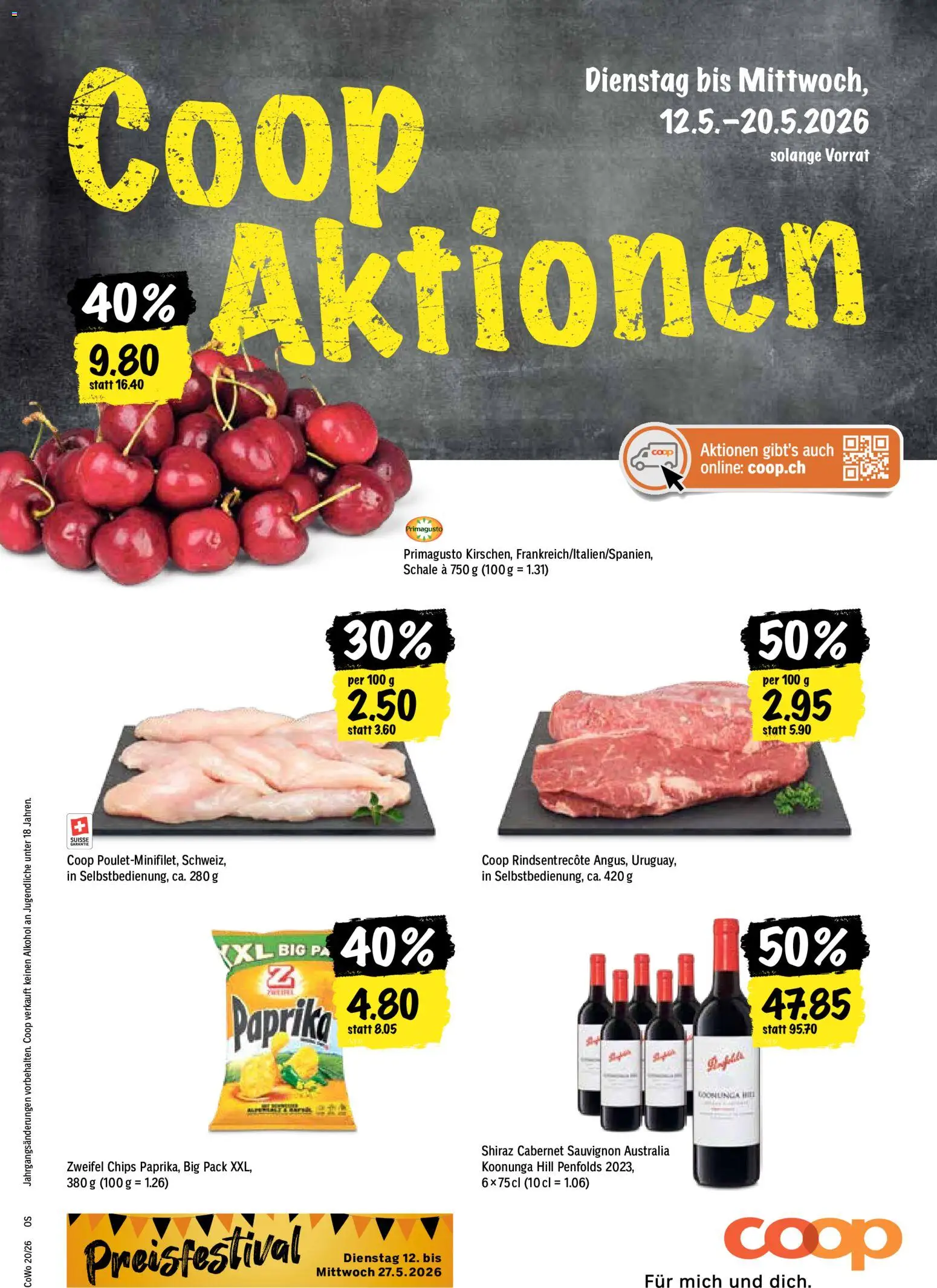 Vorschau des Merkblatts Coop aktionen vom Shop Coop gültig von 12.05.2026 bis 20.05.2026