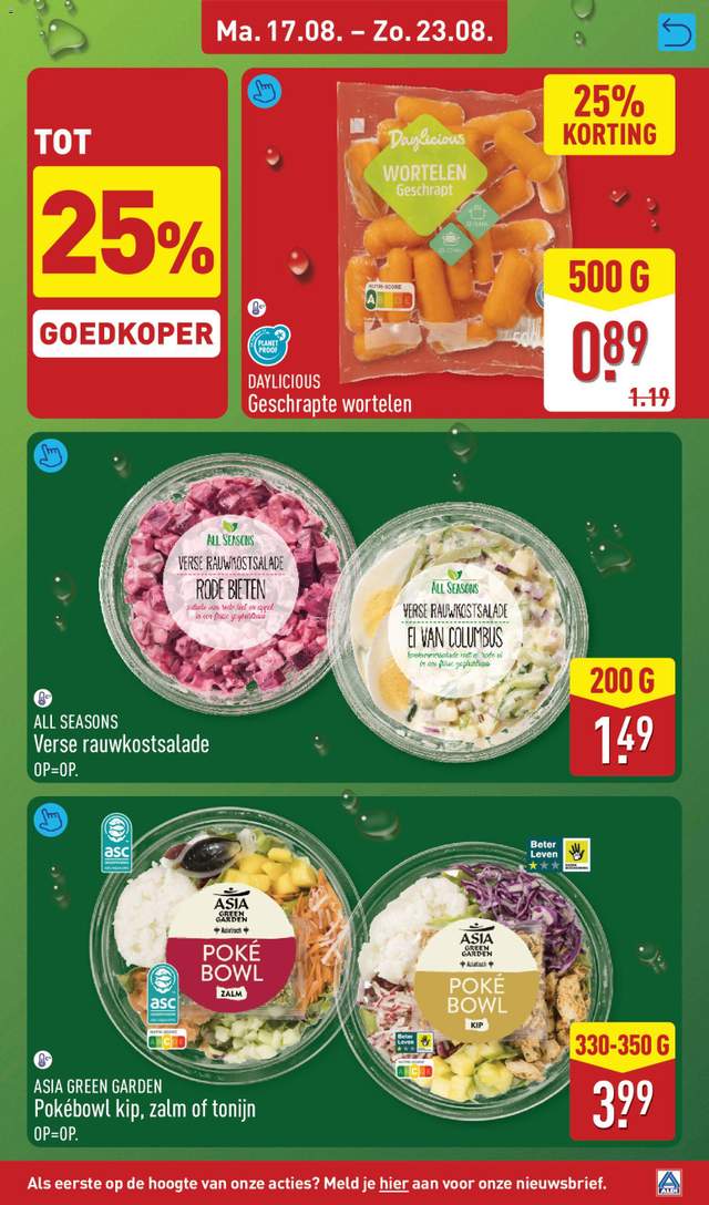 Nieuwe Aldi folder vanaf 17-08