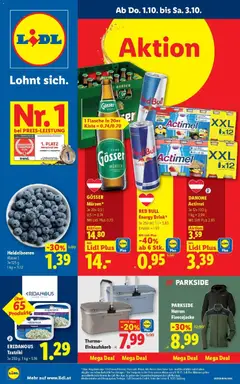 Vorschau der Angebote: Lidl Lidl Flugblatt - Jenbach gültig ab 27.09.2026