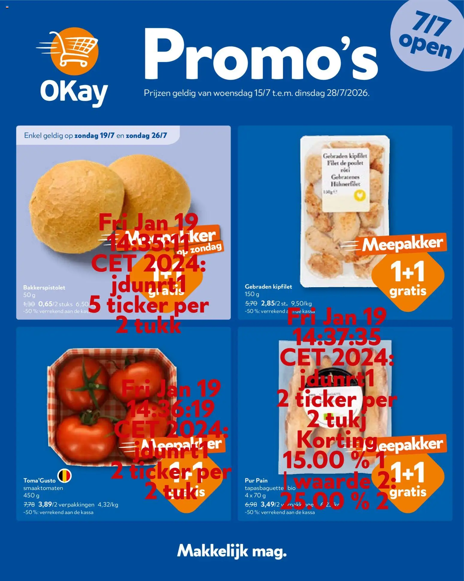 Voorbeeld van OKay Folder van winkel OKay geldig vanaf 15/07/2026