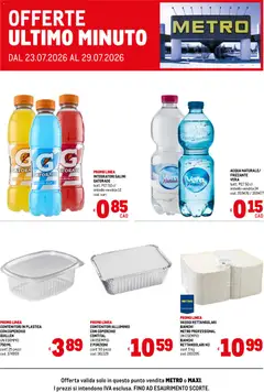 Anteprima dell'opuscolo Metro volantino Offerte ultimo minuto dal negozio Metro valido da 23/07/2026