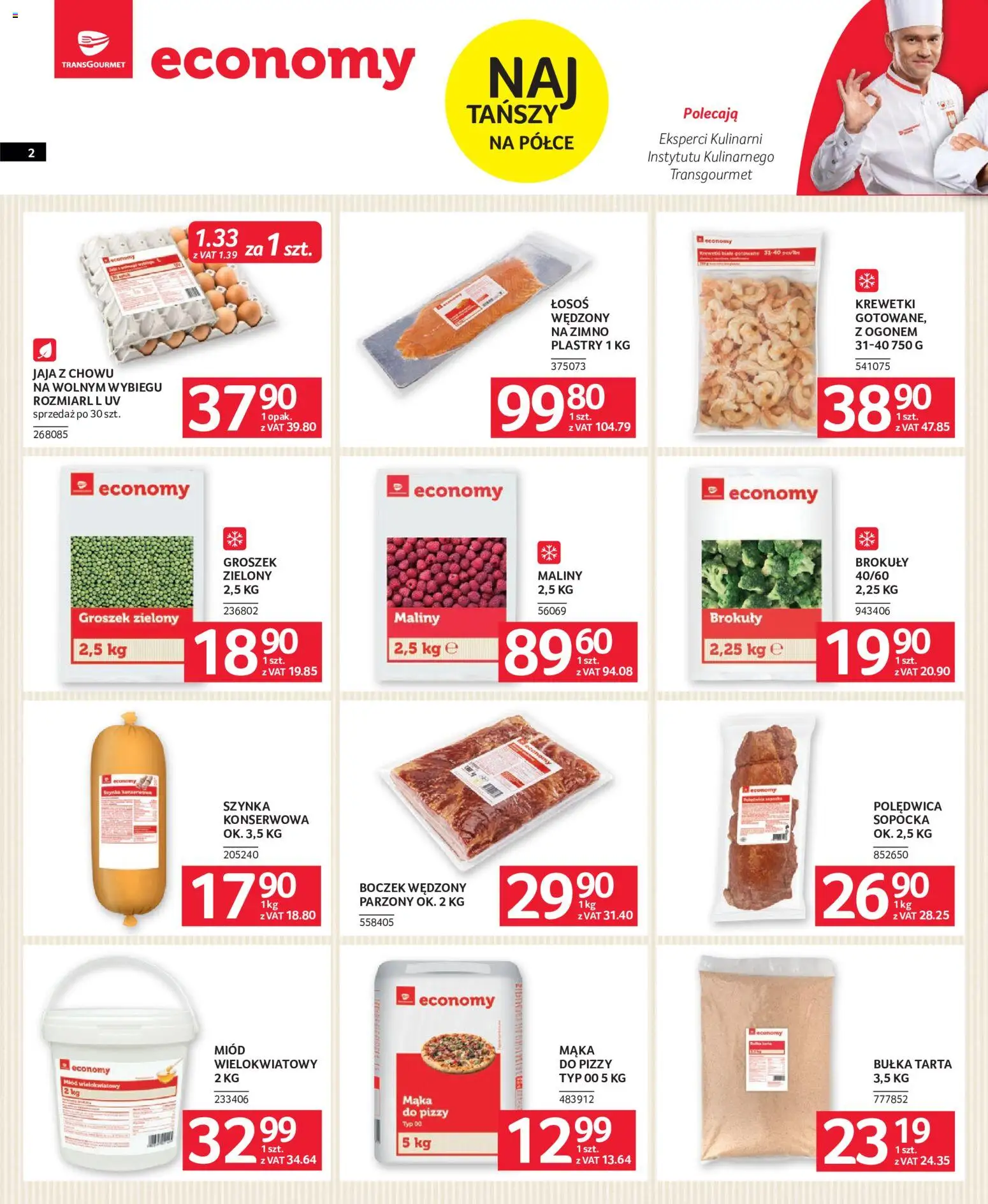 Pogląd gazetki "Selgros cash&carry gazetka - Oferta dla gastronomii" ze sklepu Selgros cash&carry ważnej od 08.10.2026 - Mąka, Bułka, Szynka, Boczek, Jaja, Bułka tarta, Boczek wędzony, Brokuły