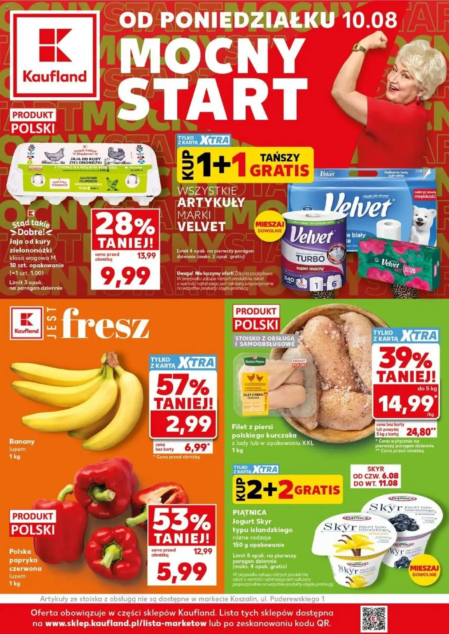 Pogląd gazetki "Kaufland Mocny Start ważne do 11.08" ze sklepu Kaufland ważnej od 10.08.2026