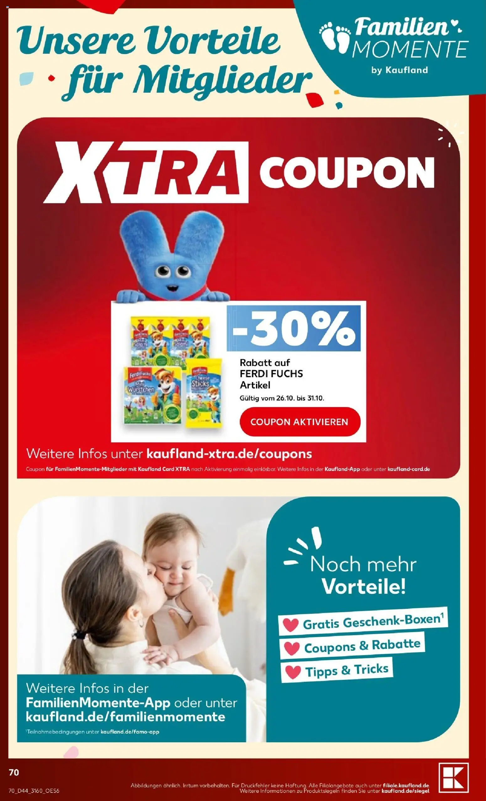 Vorschau von dem Prospekt des Geschäftes Kaufland, gültig ab dem 26.10.2026