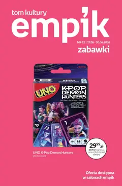 Pogląd gazetki "Empik promocje - Tom kultury Zabawki" ze sklepu Empik ważnej od 17.06.2026