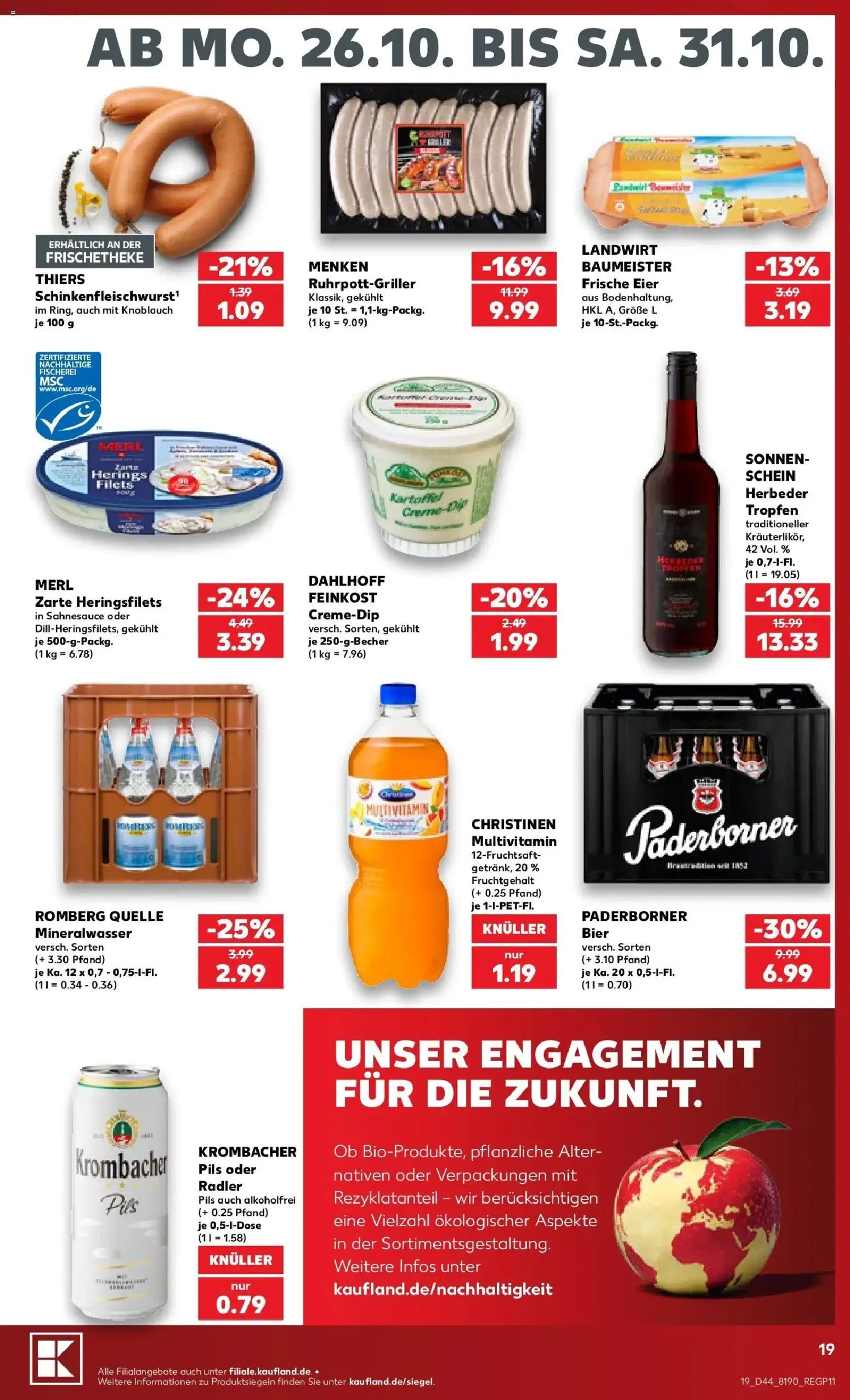 Vorschau von dem Prospekt des Geschäftes Kaufland, gültig ab dem 26.10.2026