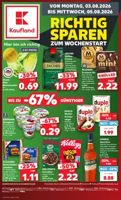 Voorbeeld van Kaufland DE -DE Folder van winkel Kaufland DE geldig vanaf 03-08-2026
